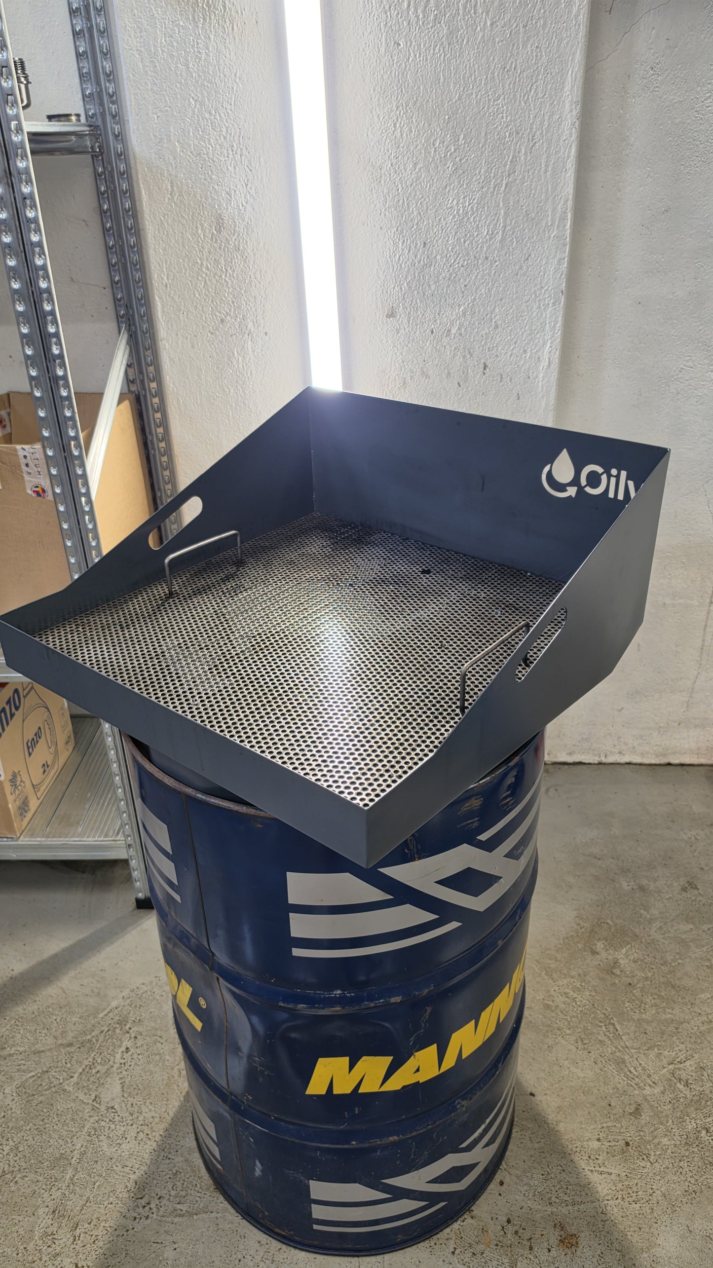 Oily – Workshop Oil Drain Collector