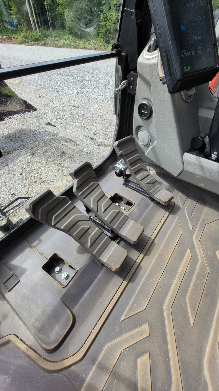 AJ Works Excavator Pedal Extensions for Volvo Excavators