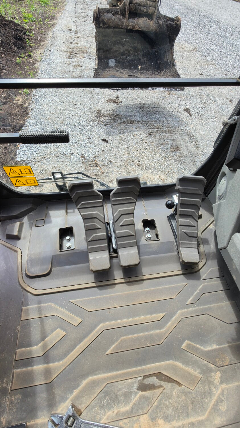 AJ Works Excavator Pedal Extensions for Volvo Excavators